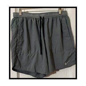 Nike Grey Mens Running Dry Fit Shorts  In Size L